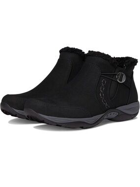 🖤🖤 Easy Spirit Erique Cold Weather Booties |Women's Black Casual Flat Ankle Boot